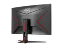 AOC C27G2ZE 27” FHD 240HZ Curved FreeSync Gaming Monitor (Black/Red) - DataBlitz