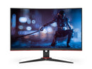 AOC C27G2ZE 27” FHD 240HZ Curved FreeSync Gaming Monitor (Black/Red) - DataBlitz