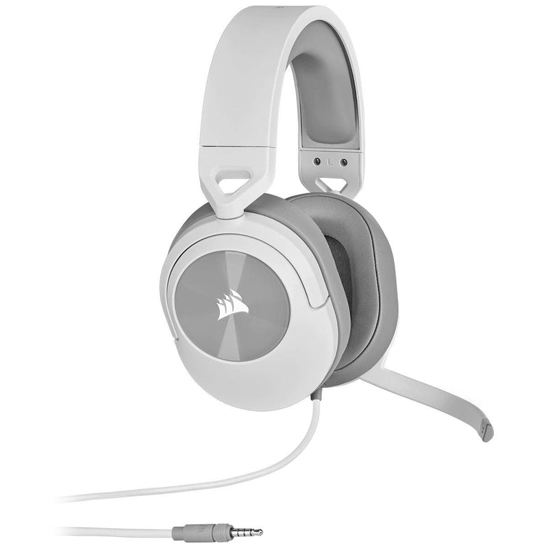 Corsair HS55 Stereo Wired Gaming Headset (White) - DataBlitz