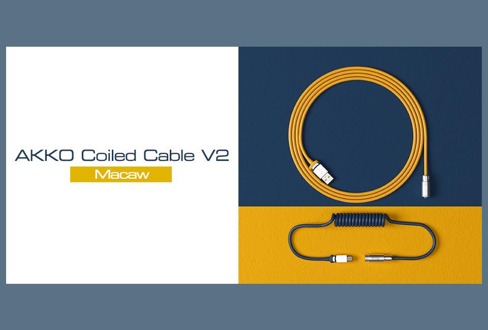 AKKO COILED AVIATOR CABLE V2 (MACAW) - DataBlitz