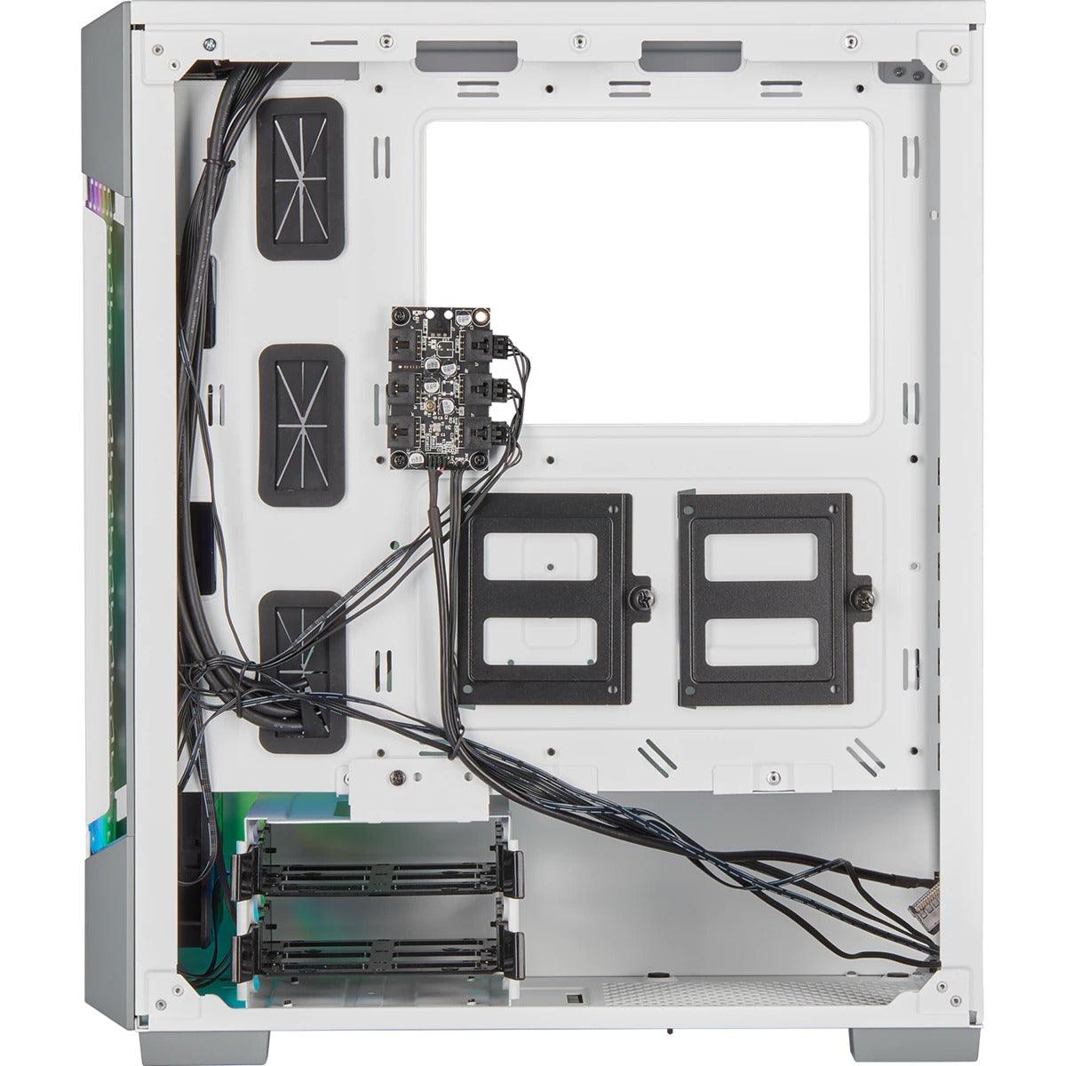 Corsair 220T RGB Mid-Tower Gaming Case (White) - DataBlitz