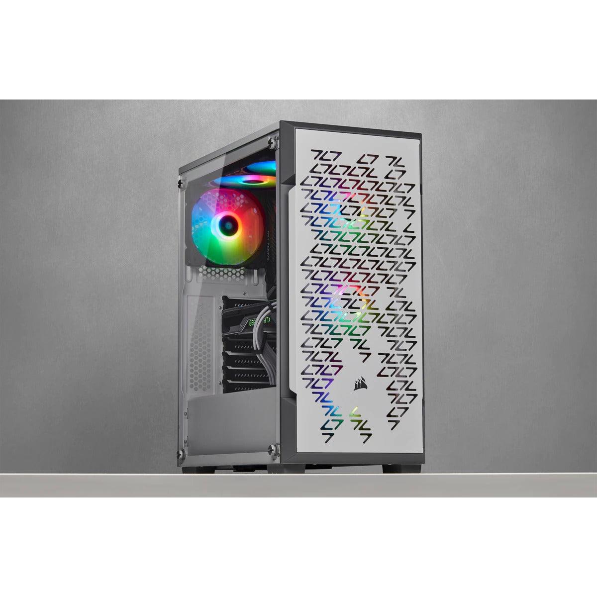 Corsair 220T RGB Mid-Tower Gaming Case (White) - DataBlitz