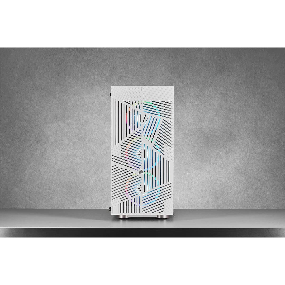 Corsair 275R Airflow Tempered Glass Mid-Tower Gaming Case (White) - DataBlitz