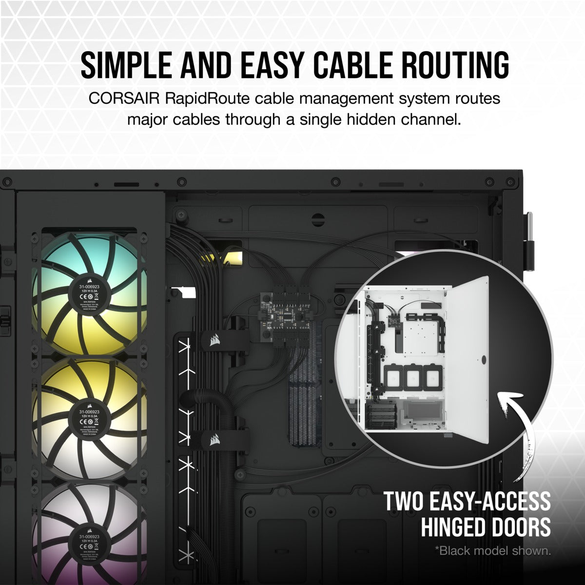 Corsair 7000D Airflow Full-Tower ATX PC Case (White)