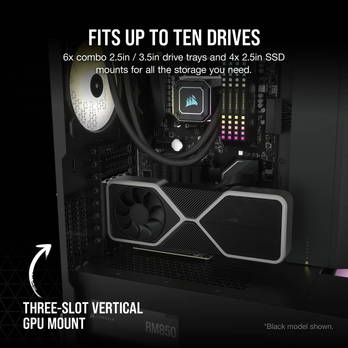 Corsair 7000D Airflow Full-Tower ATX PC Case (White)