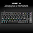 Corsair K60 PRO TKL RGB Optical-Mechanical Gaming Keyboard (OPX Switch Linear & Fast) - DataBlitz