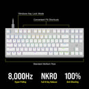 Corsair K60 Pro TKL RGB Tenkeyless Optical-Mechanical Gaming Keyboard (White) (Corsair OPX Switch) - DataBlitz