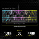 Corsair K65 RGB Mini 60% Mechanical Gaming Keyboard Cherry MX Red (Black) - DataBlitz