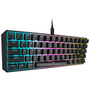 Corsair K65 RGB Mini 60% Mechanical Gaming Keyboard Cherry MX Red (Black) - DataBlitz