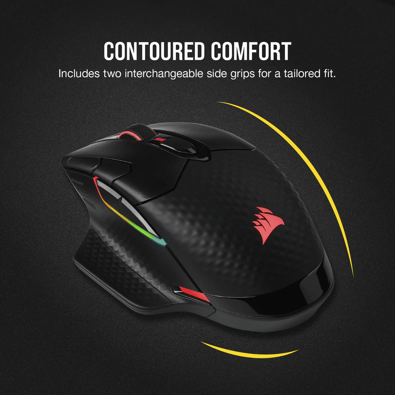 CORSAIR DARK CORE RGB PRO WIRELESS FPS/MOBA GAMING MOUSE W/ SLIPSTREAM - DataBlitz