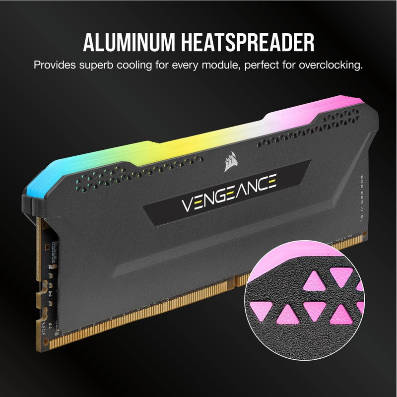 Vengeance Performance Corsair Vengeance RGB Pro SL 32GB (2X16GB) 3600MHZ High-Performance ...