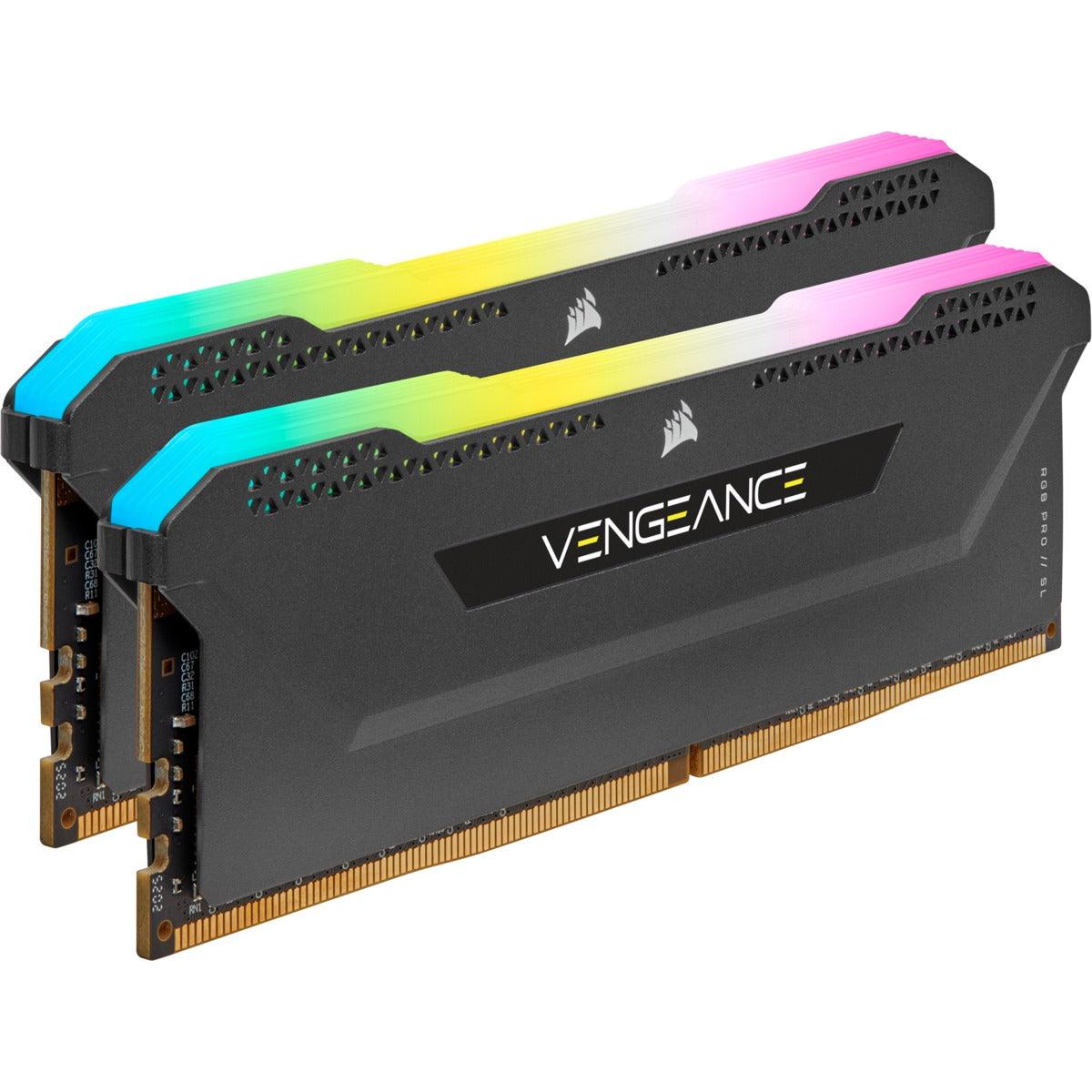 Corsair Vengeance RGB PRO SL 64GB (2X32GB) 3600MHZ High-Performance DDR4 DRAM - DataBlitz