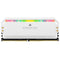 CORSAIR Dominator Platinum RGB 16GB (2 x 8GB) DDR4 DRAM 3600mhz C18 Memory Kit (White) (CMT16GX4M2C3600C18W) - DataBlitz