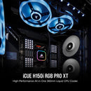 Corsair ICUE H150I RGB Pro XT 360mm Liquid CPU Cooler - DataBlitz