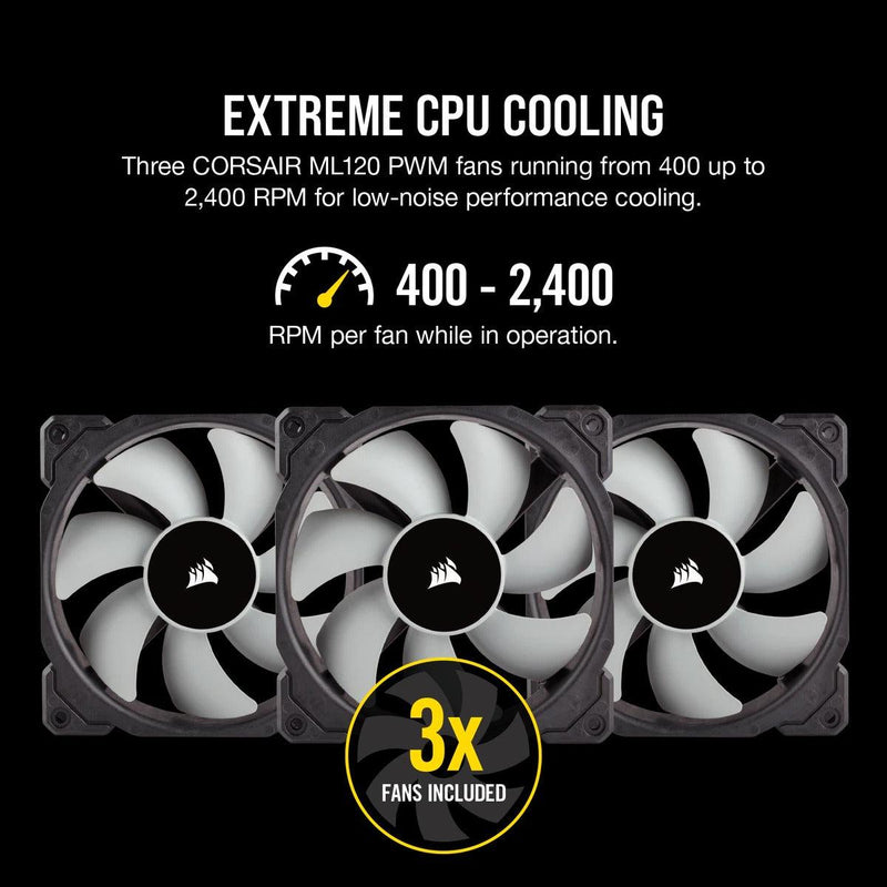 Corsair ICUE H150I RGB Pro XT 360mm Liquid CPU Cooler - DataBlitz