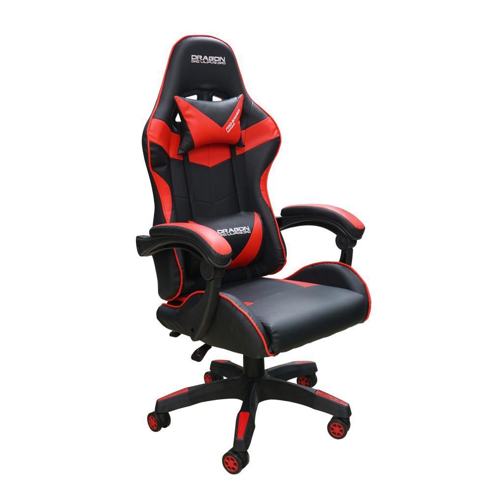 DRAGONWAR ERGONOMIC GAMING CHAIR (RED/BLACK) (GC-035) - DataBlitz