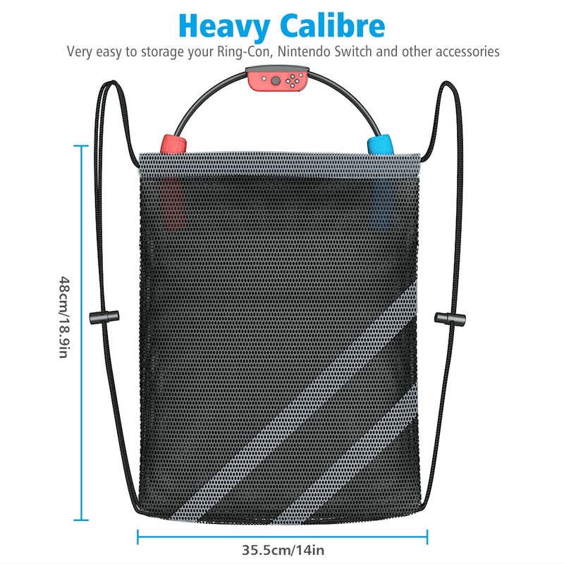 OIVO NSW Ring-Con Storage Bag (Large) (Black) (IV-SW104)