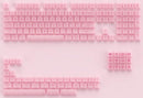 AKKO Clear Pink Transparent Keycaps Set ASA 155 Keys - DataBlitz