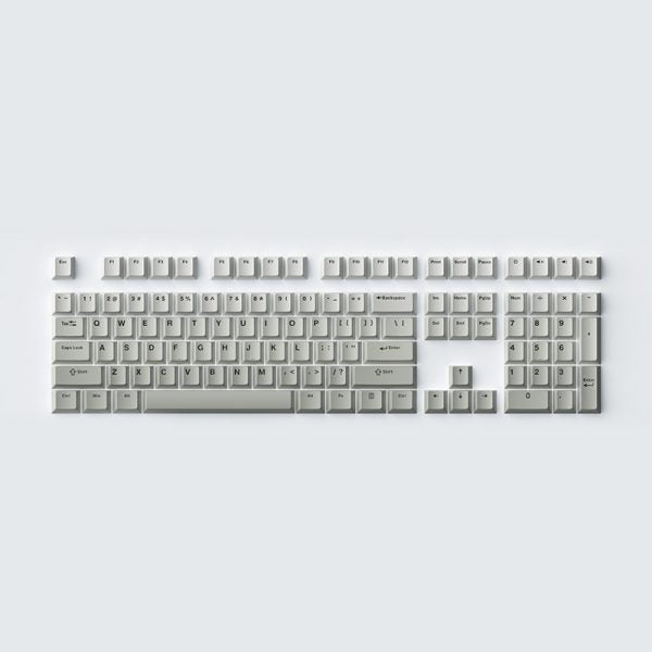 Akko Cool Gray Keycap Set PBT 132 Keys