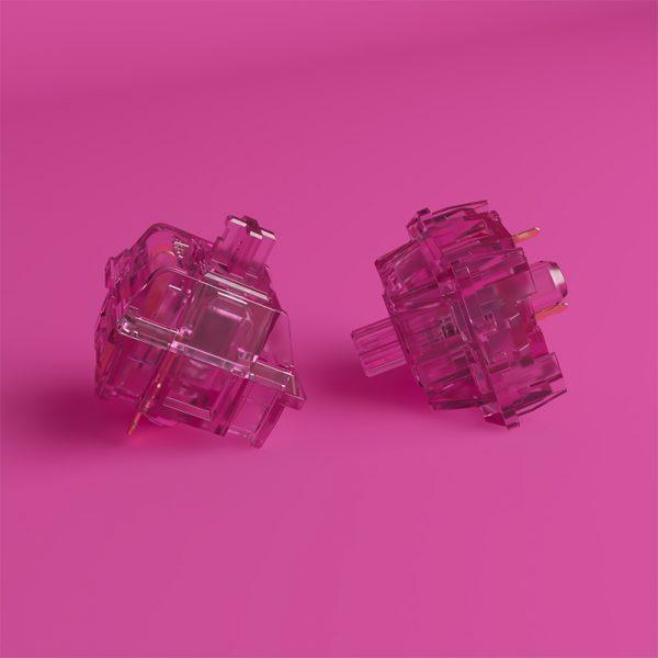 AKKO CS Mechanical Switch Keyboard Replacement 45 PCS (Crystal Wine Red Switch) - DataBlitz