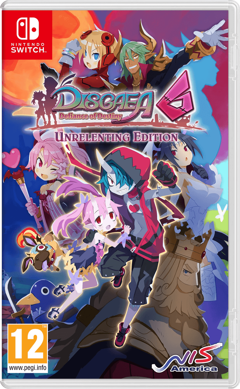 Nintendo Switch Disgaea 6 Defiance Of Destiny Unrelenting Edition