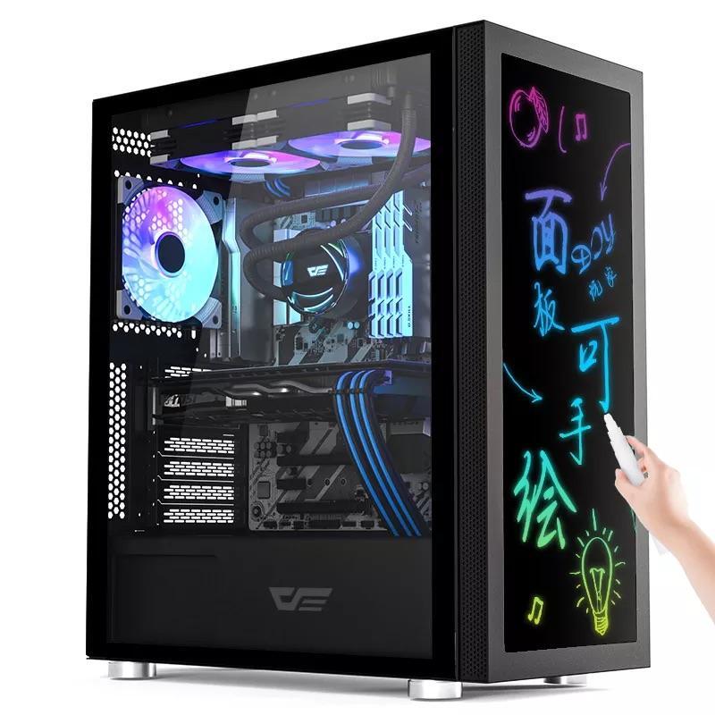 Darkflash DK210 V2 Graffiti ATX PC Gaming Case (Black) - DataBlitz