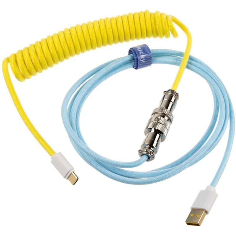 DUCKY COTTON CANDY EDITION PREMICORD COILED KEYBOARD CABLE (DKCC-CCCNC1) - DataBlitz