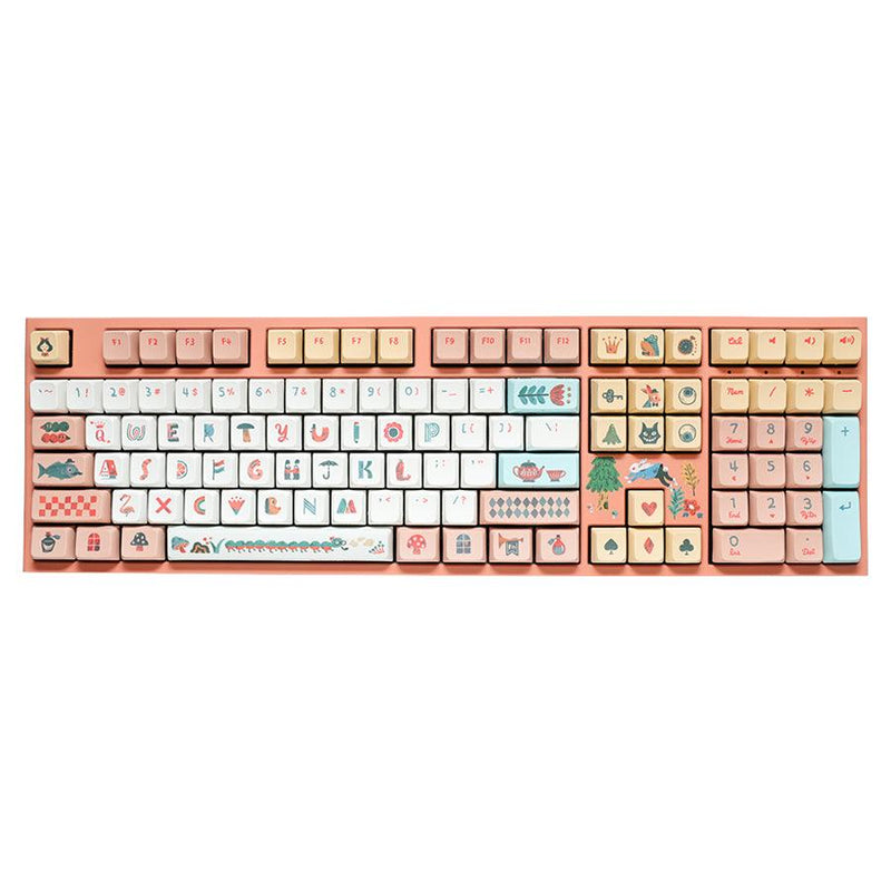 Ducky X Dimanche One 2 Alice In Wonderland Limited Edition Mechanical Keyboard (Varmilo EC Sakura) (DKON2208S-ITWPHZZWD) - DataBlitz