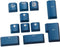 DUCKY 11-KEY PBT DOUBLESHOT COLOR KEYCAP SET (SEA BLUE) (DKSA11-USPDBNWO1) - DataBlitz