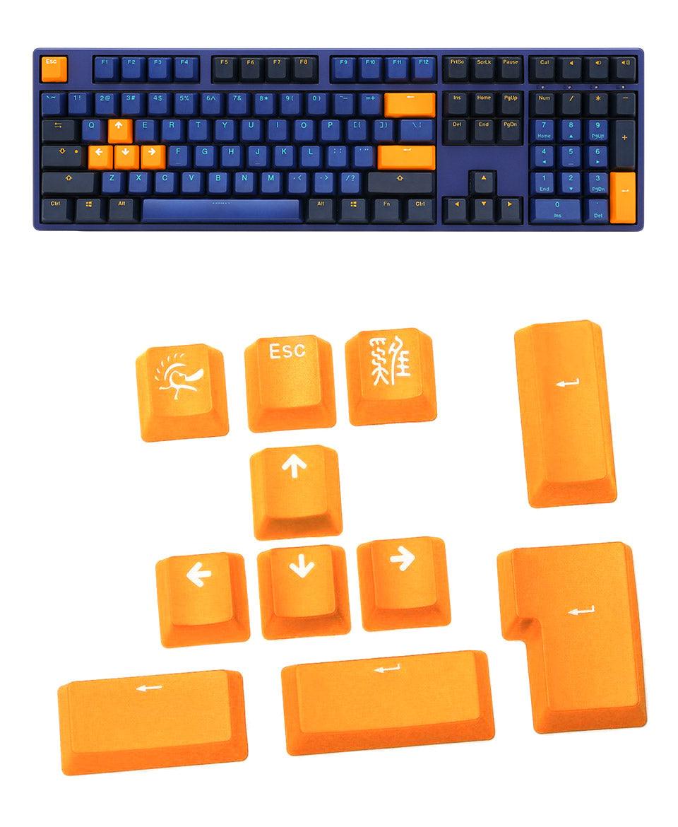 DUCKY 11-KEY PBT DOUBLESHOT COLOR KEYCAP SET (LEMON YELLOW) (DKSA11-USPDYNWO1) - DataBlitz