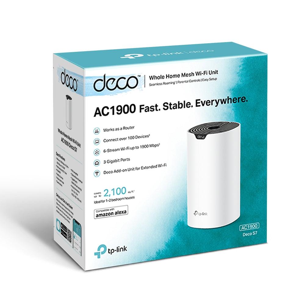 TP-Link AC1900 Whole Home Mesh Wi-Fi System Compatible With Amazon Alexa (Deco-S7) (1-PACK) - DataBlitz