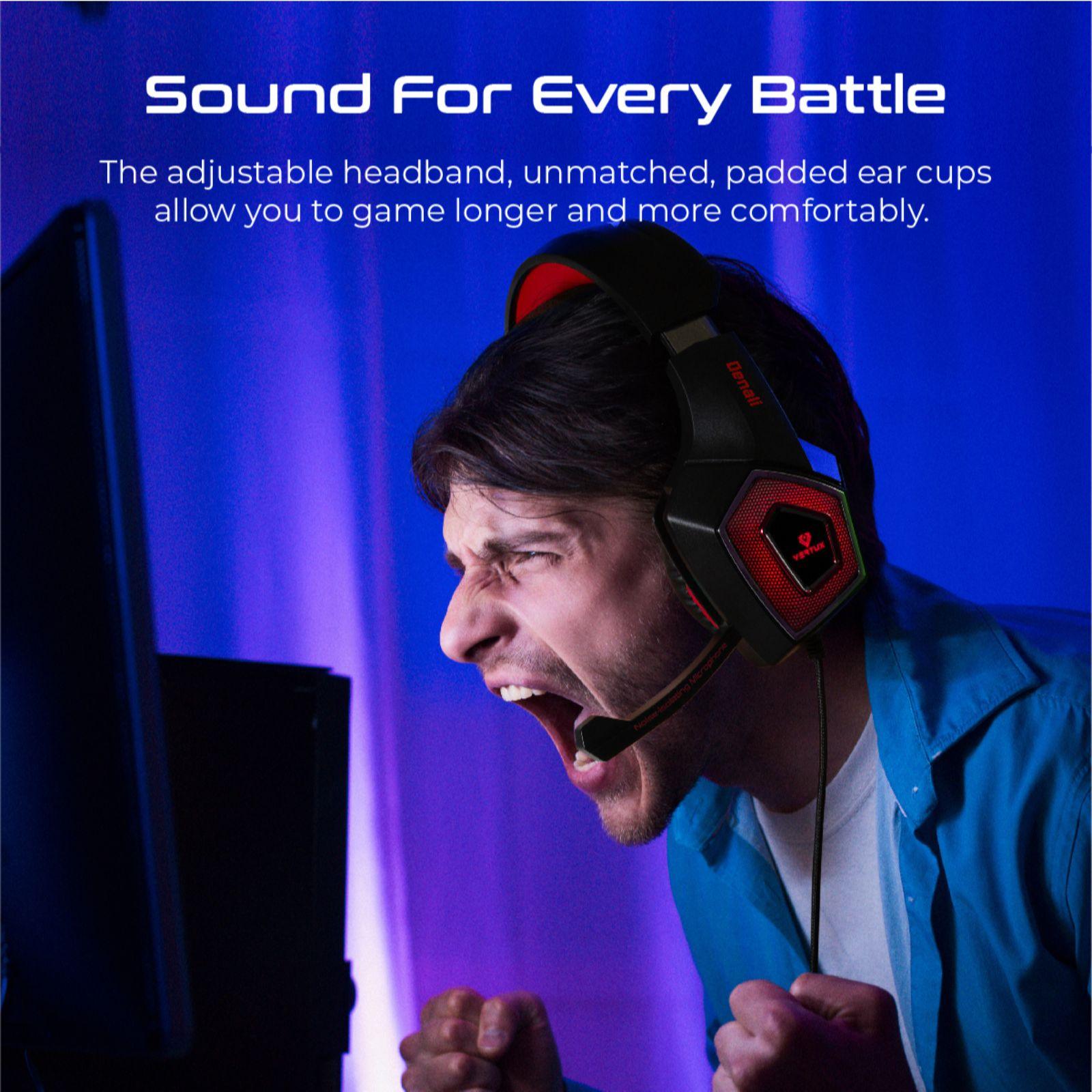 Vertux High Fidelity Surround Sound Gaming Headset Denali | DataBlitz