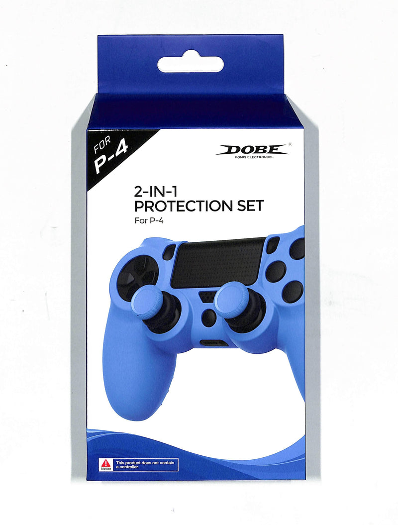 Dobe PS4 2-In-1 Protection Set For P-4 (Red) (TP4-0425) - DataBlitz