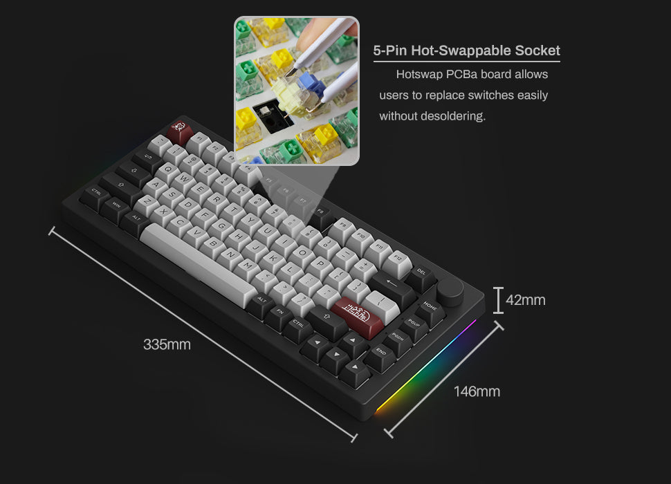 Akko Dracula Castle 5075B Plus Multi-Modes RGB