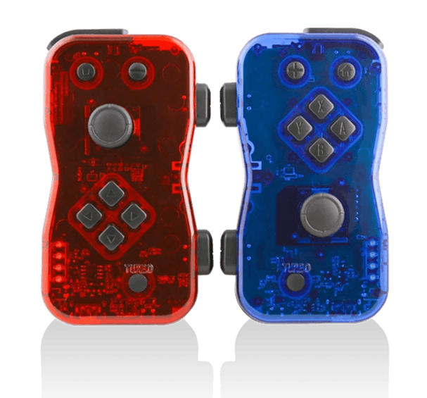 NYKO NSW DUALIES CONTROLLER RED/BLUE (87268-D78) - DataBlitz