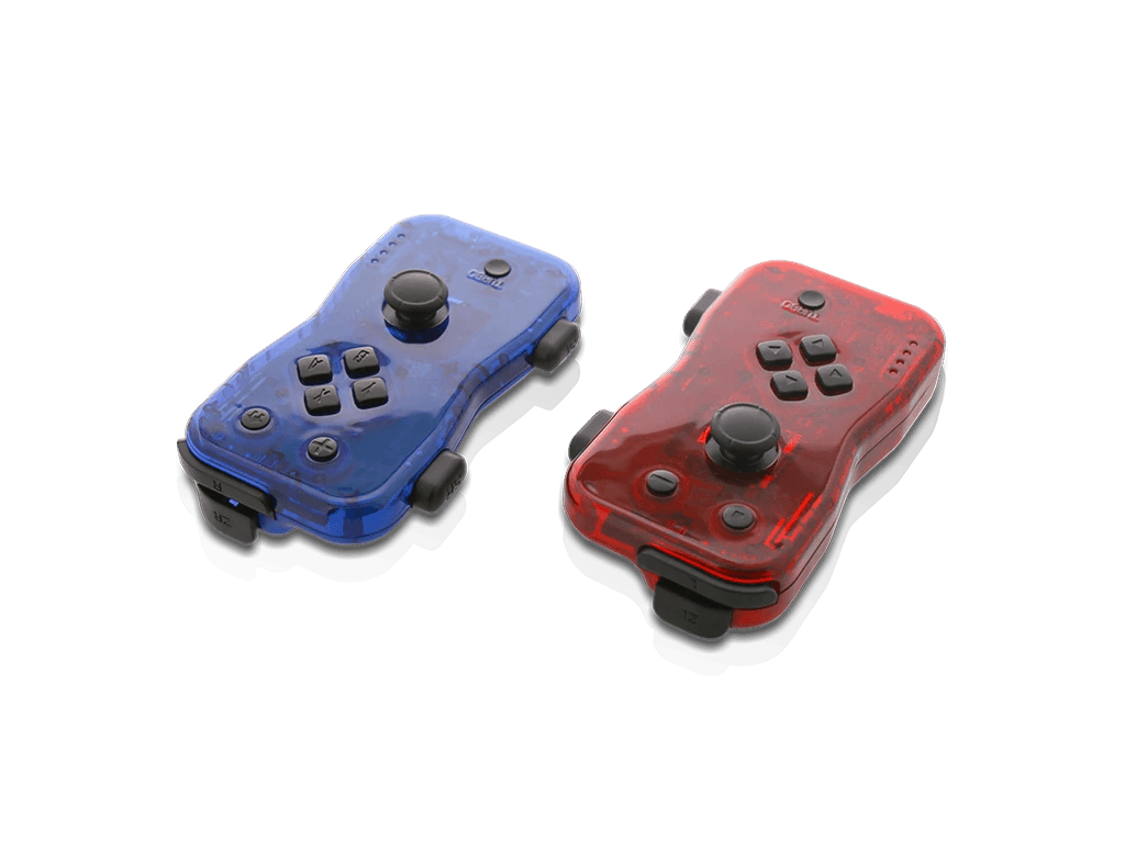 NYKO NSW DUALIES CONTROLLER RED/BLUE (87268-D78)