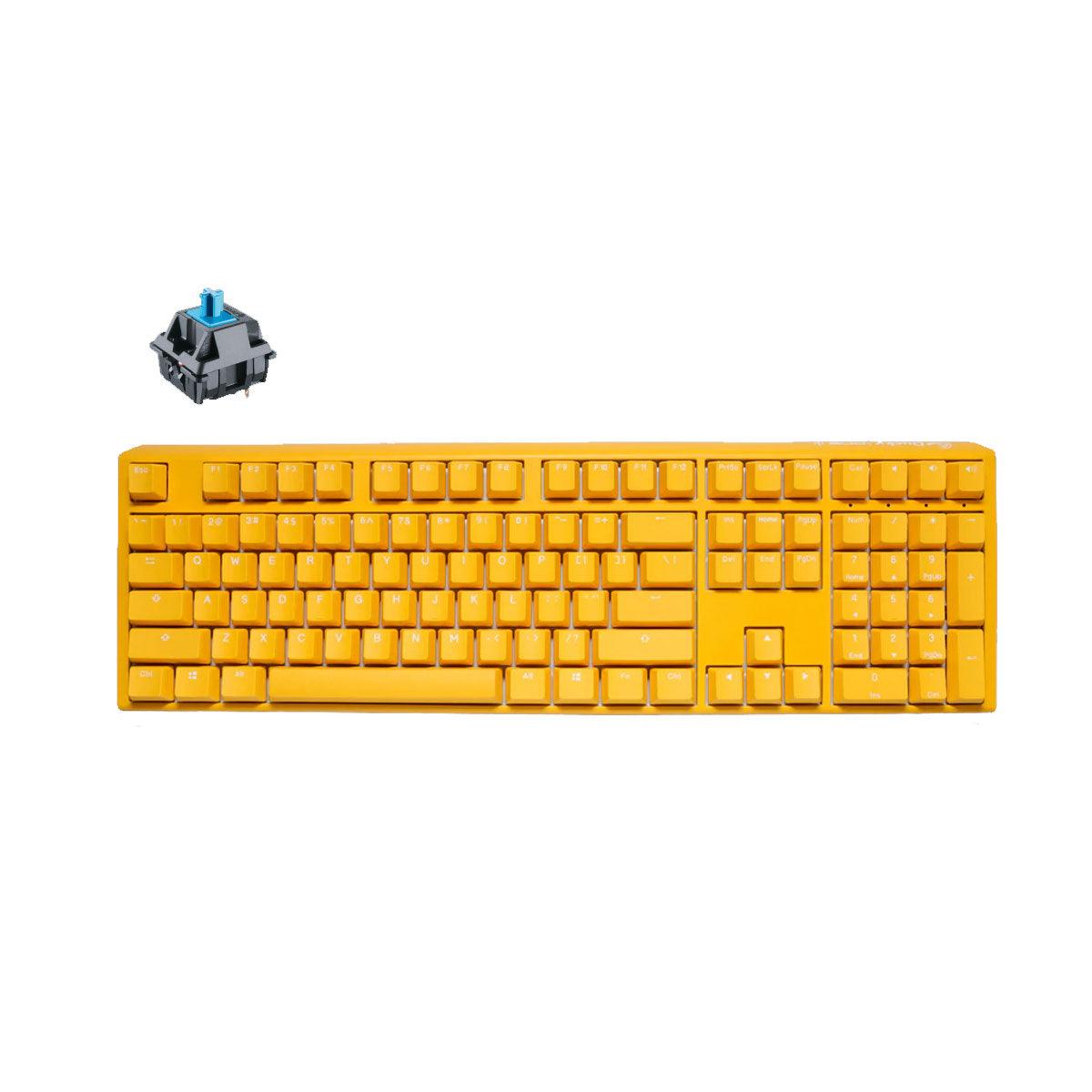 DUCKY One 3 Yellow Full-Size Hotswap RGB Double Shot PBT Mechanical Keyboard (Cherry RGB Blue) (DKON2108ST-CUSPDYDYYYC1) - DataBlitz