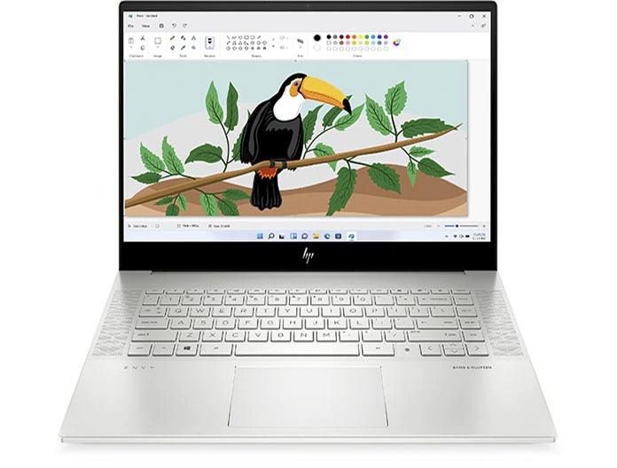 HP Envy 15-EP1096TX Laptop (Natural Silver) | 15.6-"  FHD | i7-11800H | 16 GB DDR4 | 1 TB SSD | RTX™ 3060 | Windows 11 Home | MS Office Home & Student 2021 | HP Prelude 15.6”  Topload Bag - DataBlitz