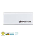 Transcend 500GB ESD260C USB 3.1 Gen 2 Type-C Portable SSD (Silver) (TS500GESD260C) - DataBlitz