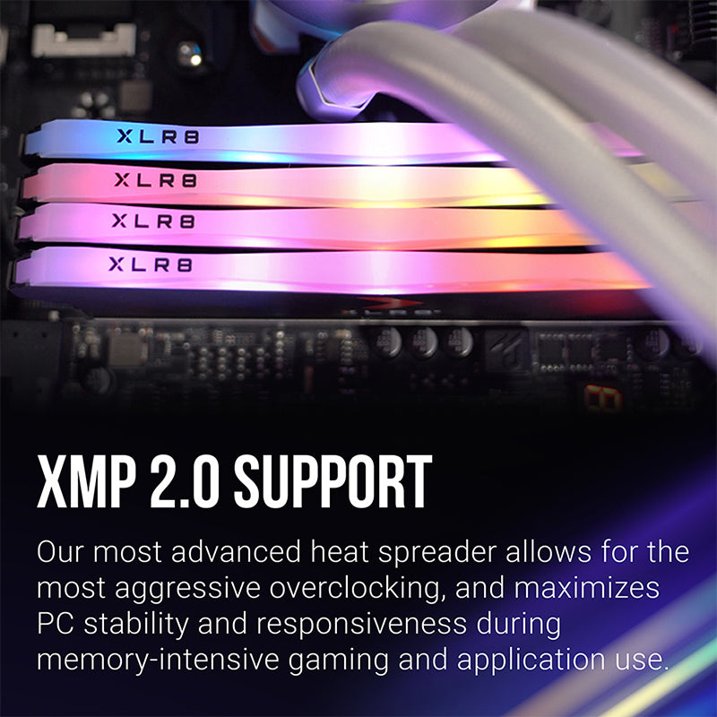 PNY XLR8 Gaming Epic-X RGB 16GB (2X8GB) DDR4 3200MHZ CL16 1.3V (Black)