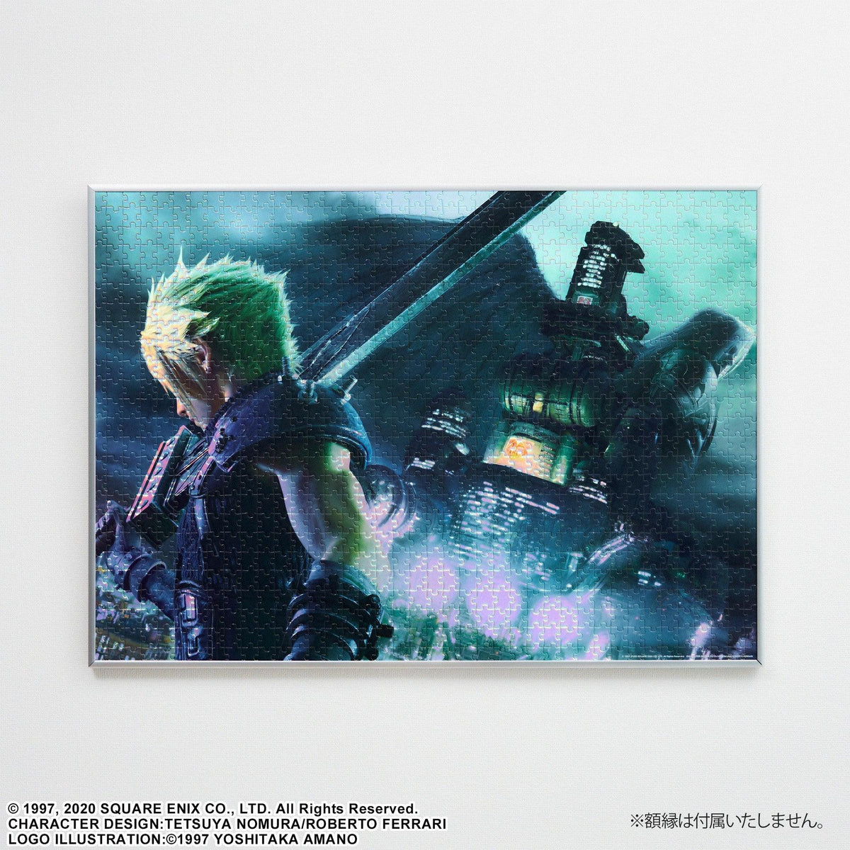 FINAL FANTASY VII Remake Premium Jigsaw Puzzle Key Art (1000 Piece) - Cloud & Sephiroth - DataBlitz