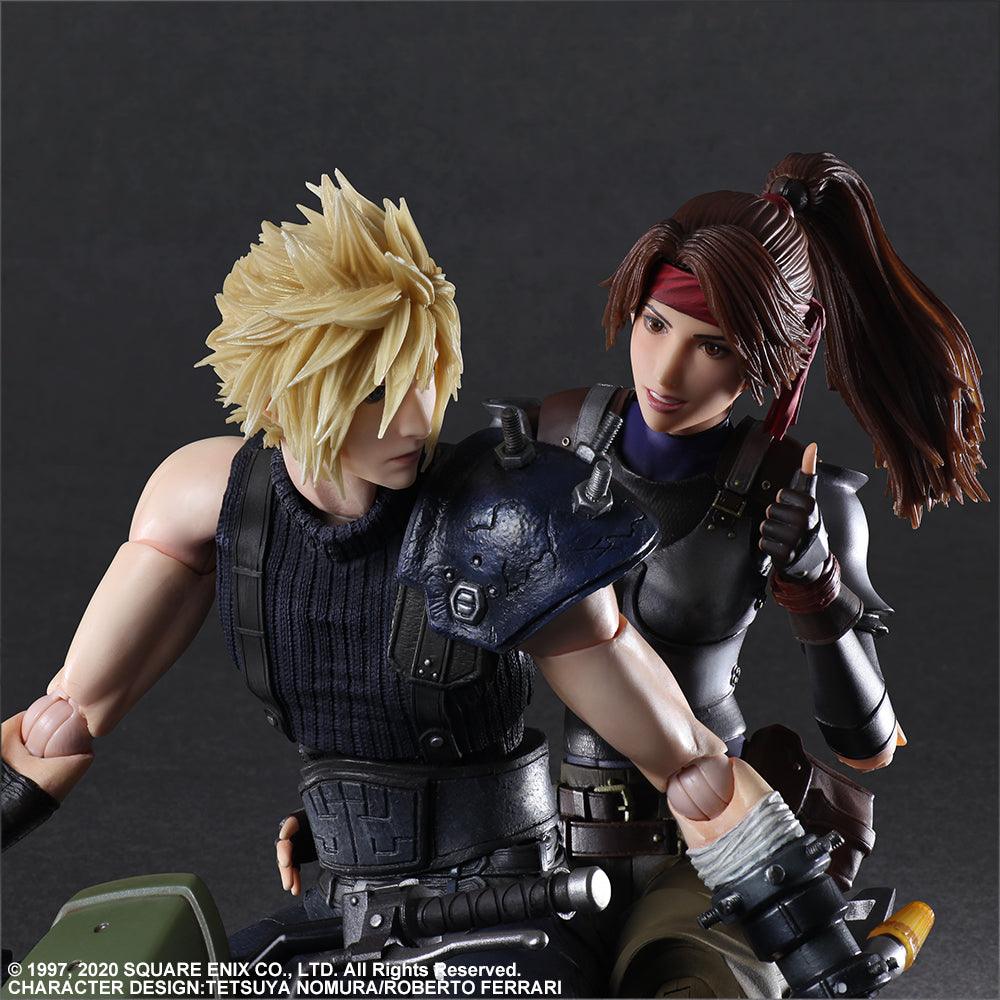 FINAL FANTASY VII REMAKE PLAY-ARTS KAI (JESSIE, CLOUD & MOTORCYCLE SET) - DataBlitz
