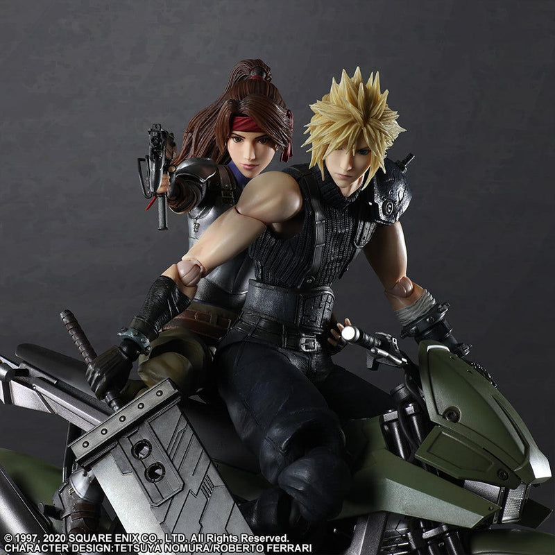 FINAL FANTASY VII REMAKE PLAY-ARTS KAI (JESSIE, CLOUD & MOTORCYCLE SET) - DataBlitz