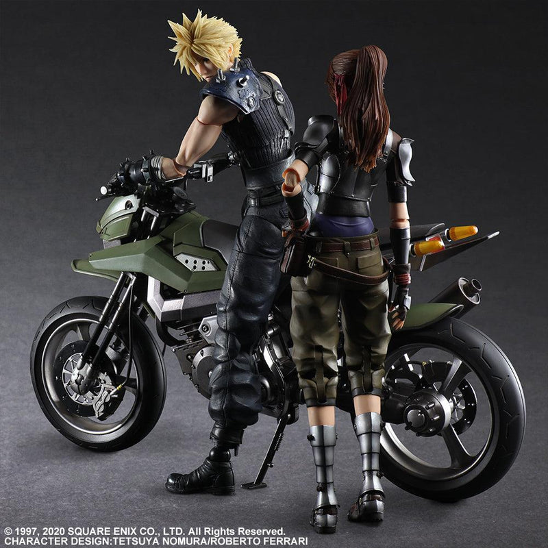 FINAL FANTASY VII REMAKE PLAY-ARTS KAI (JESSIE, CLOUD & MOTORCYCLE SET) - DataBlitz