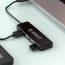 ORICO 4-Port USB 2.0 Hub With 30cm Cable (Black) (FL01) - DataBlitz