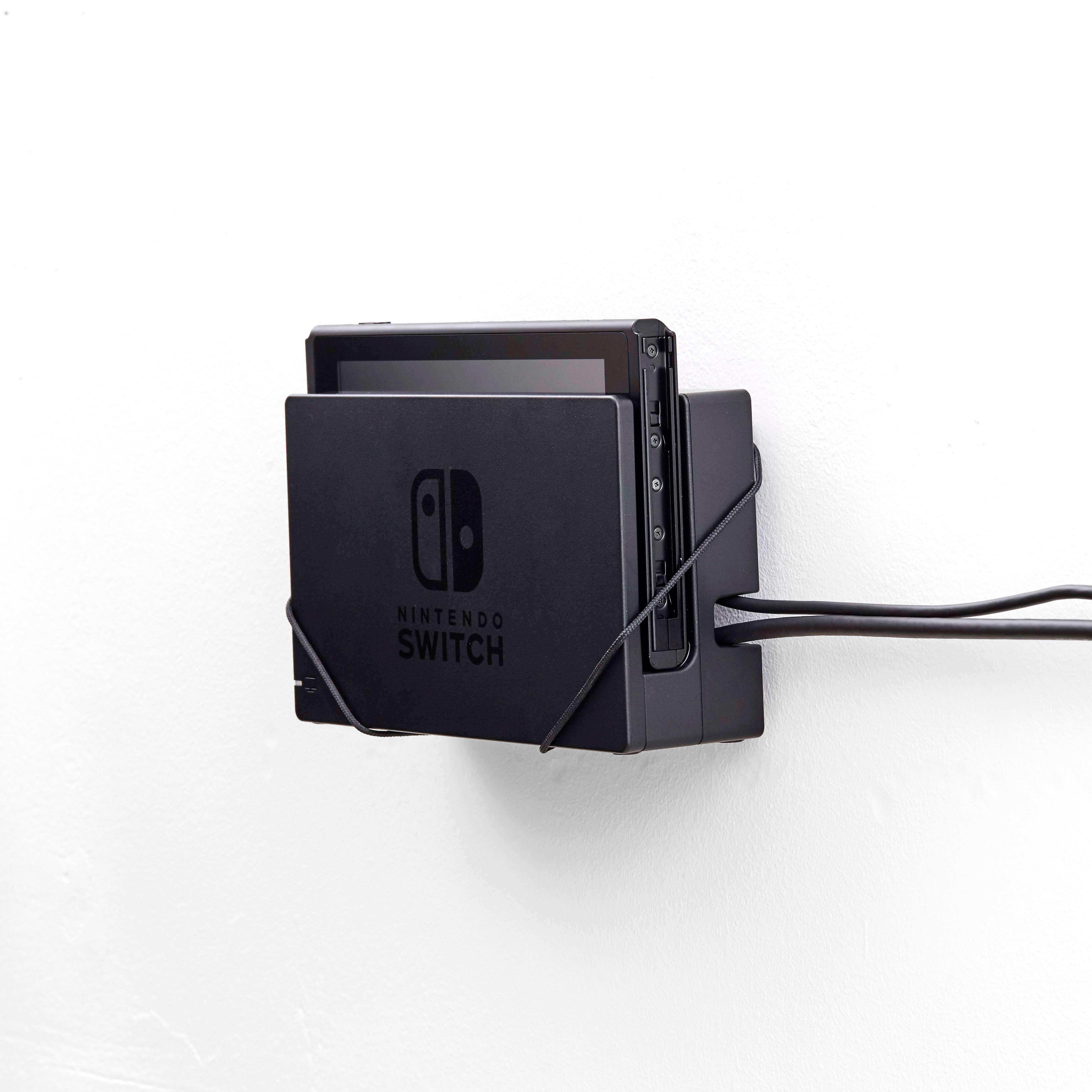 FLOATING GRIP SMART WALL MOUNT FOR N-SWITCH DOCK (BLACK) (FG-NSD-300B) - DataBlitz