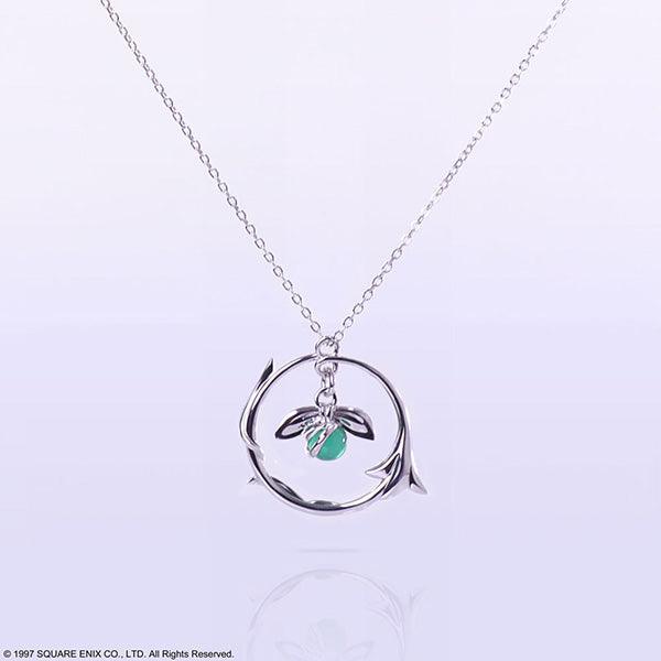 Final Fantasy VII Silver Pendant (Aerith Flower Ver.) - DataBlitz
