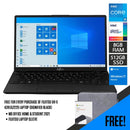 Fujitsu UH-X 4ZR1J52229 Laptop (Dignified Black) | 13.3" FHD | i5-1235U | 8GB RAM | 512 GB SSD | Iris® Xe Graphics | Windows 11 Home | MS Office H&S 2021 | Fujitsu Sleeve - DataBlitz