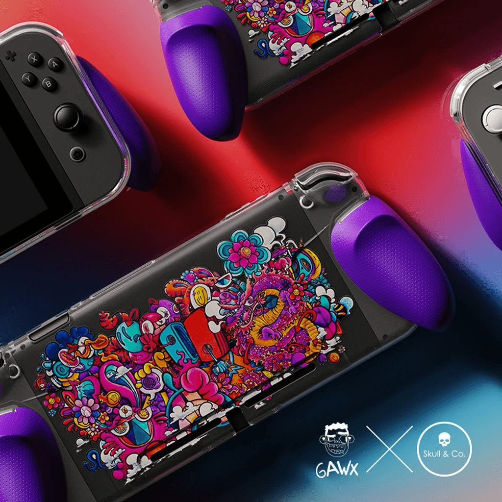 SKULL & CO. NSW GAWX EXCLUSIVE IN MY MIND GRIP CASE FOR N-SWITCH (NSGC2-GAWX) - DataBlitz