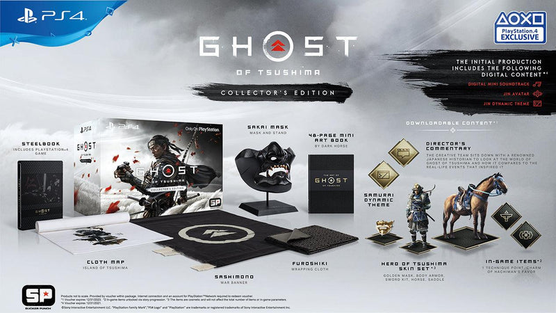 PS4 GHOST OF TSUSHIMA COLLECTOR'S EDITION - DataBlitz